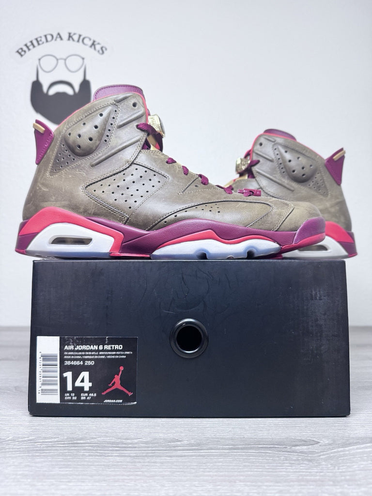 Size 14 - Air Jordan 6 Retro Cigar 384664-250 Preowned Authentic Og Rare