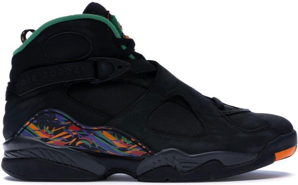Size 13 - Air Jordan 8 Retro Tinker - Air Raid Green Black Orange (305381-004)