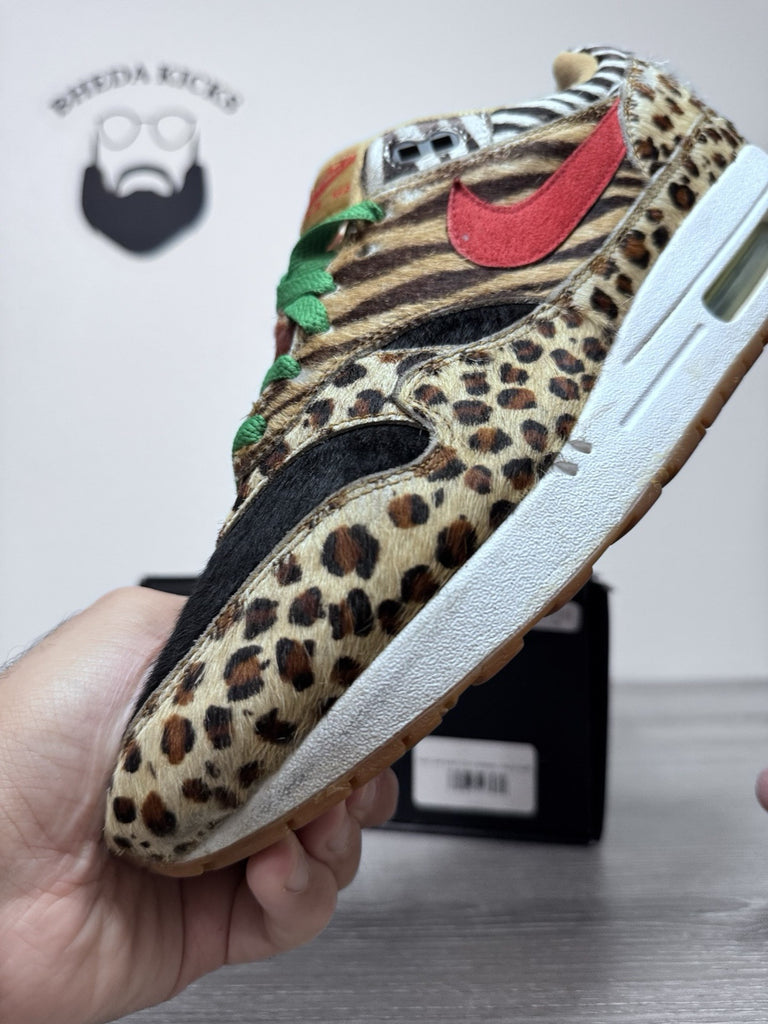 Size 11 - Atmos x Nike Air Max 1 DLX Animal Pack 2018 AQ0928-700 Preowned