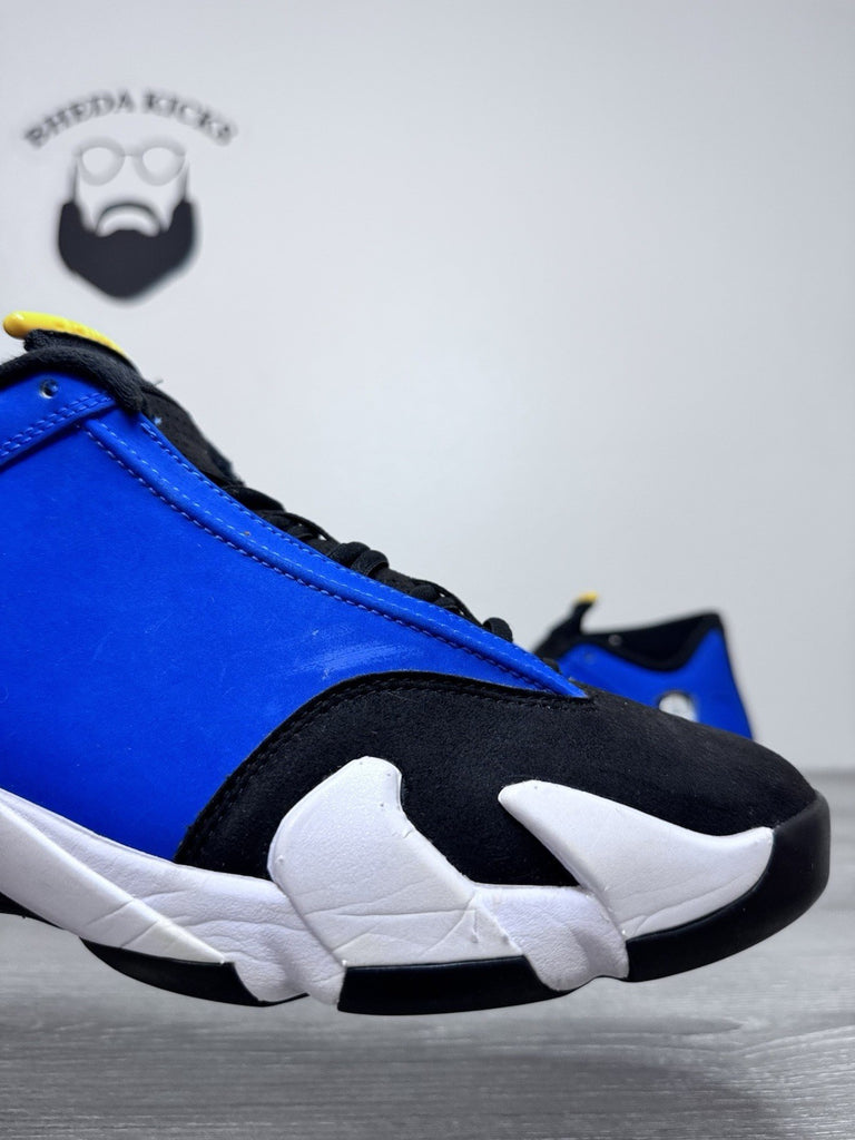 Size 10 - Jordan 14 Retro Laney 487471-407 Authentic Preowned Og