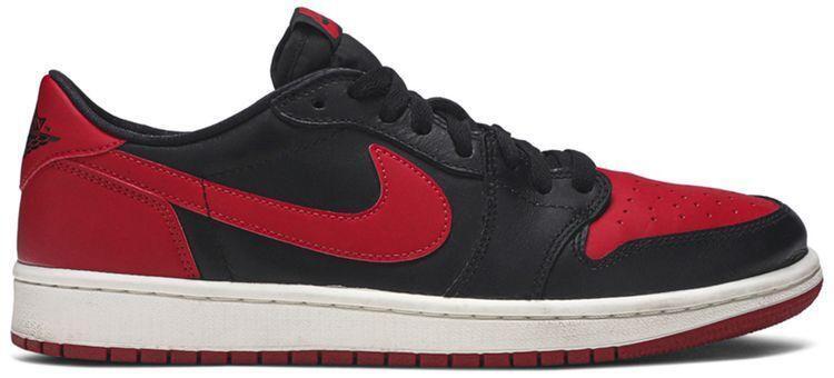 Size 12.5 - Air Jordan 1 Retro OG Low Bred Preowned 705329-001 Preowned