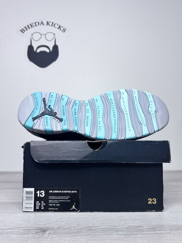 Size 13 - Air Jordan 10 Retro Lady Liberty 705178-045 Authentic NEW DS