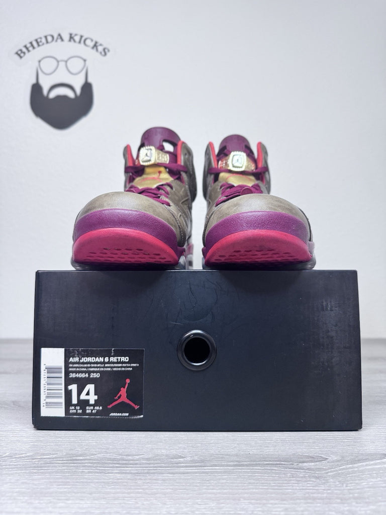 Size 14 - Air Jordan 6 Retro Cigar 384664-250 Preowned Authentic Og Rare