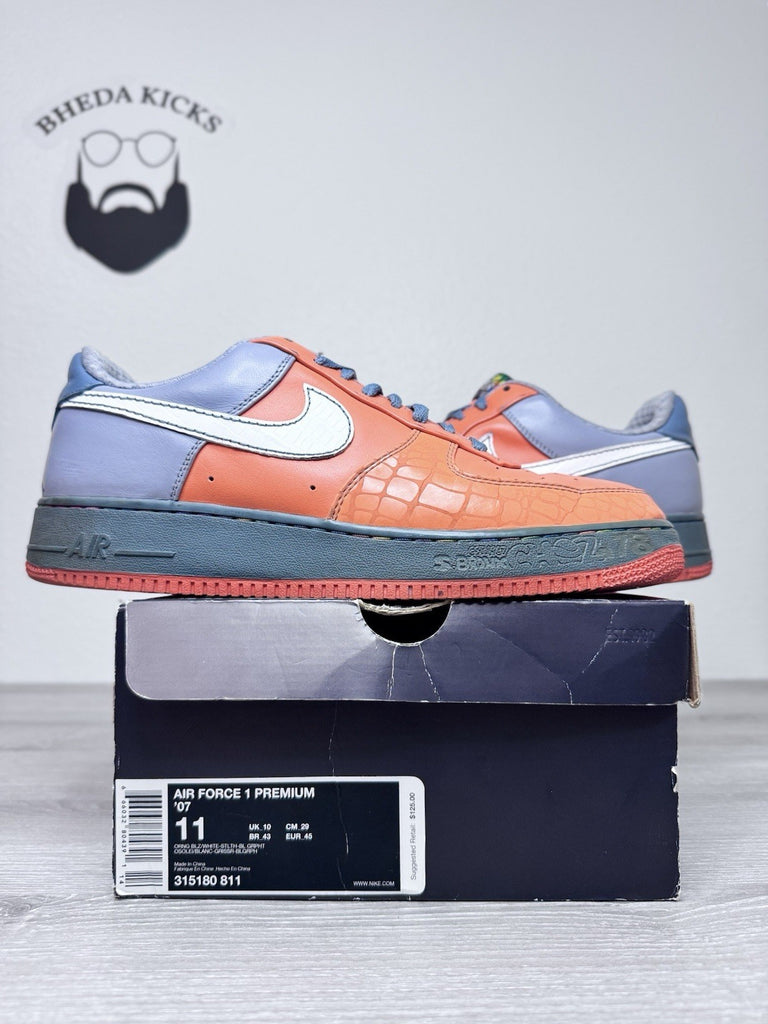 Size 11 - Nike Air Force 1 Premium 07 Gaucho's Gym 315180-811 Preowned