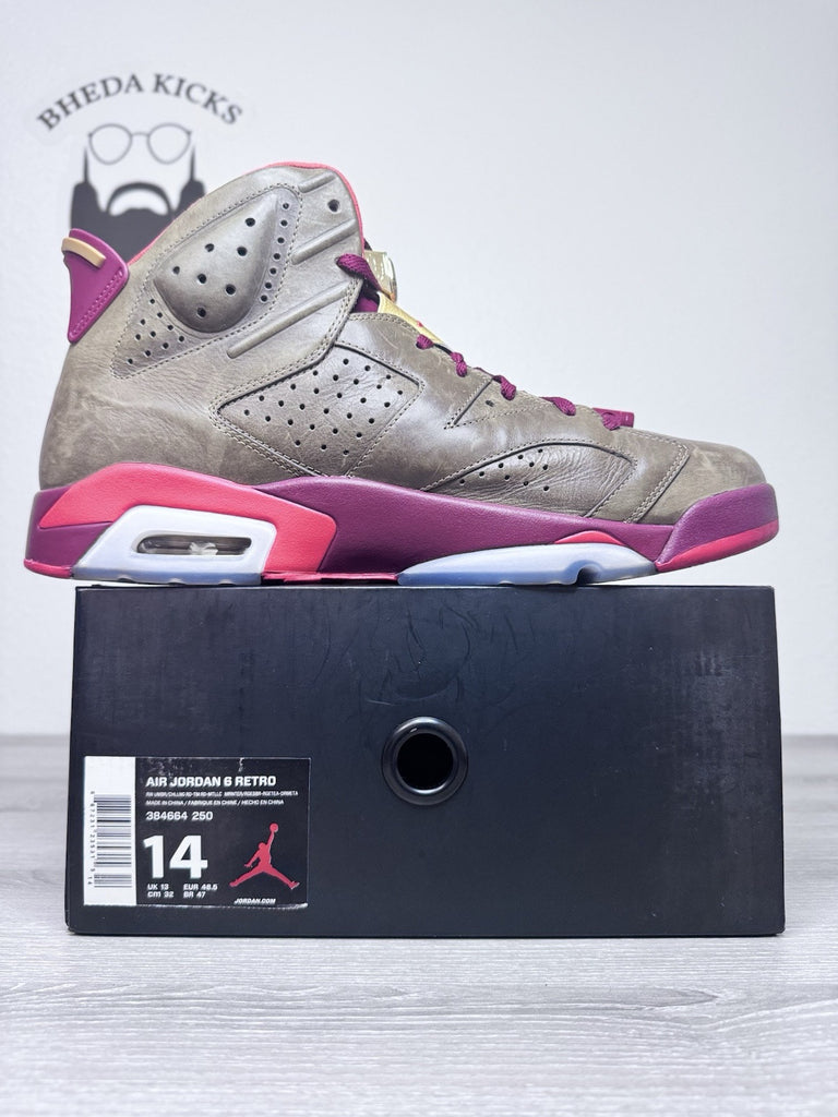 Size 14 - Air Jordan 6 Retro Cigar 384664-250 Preowned Authentic Og Rare