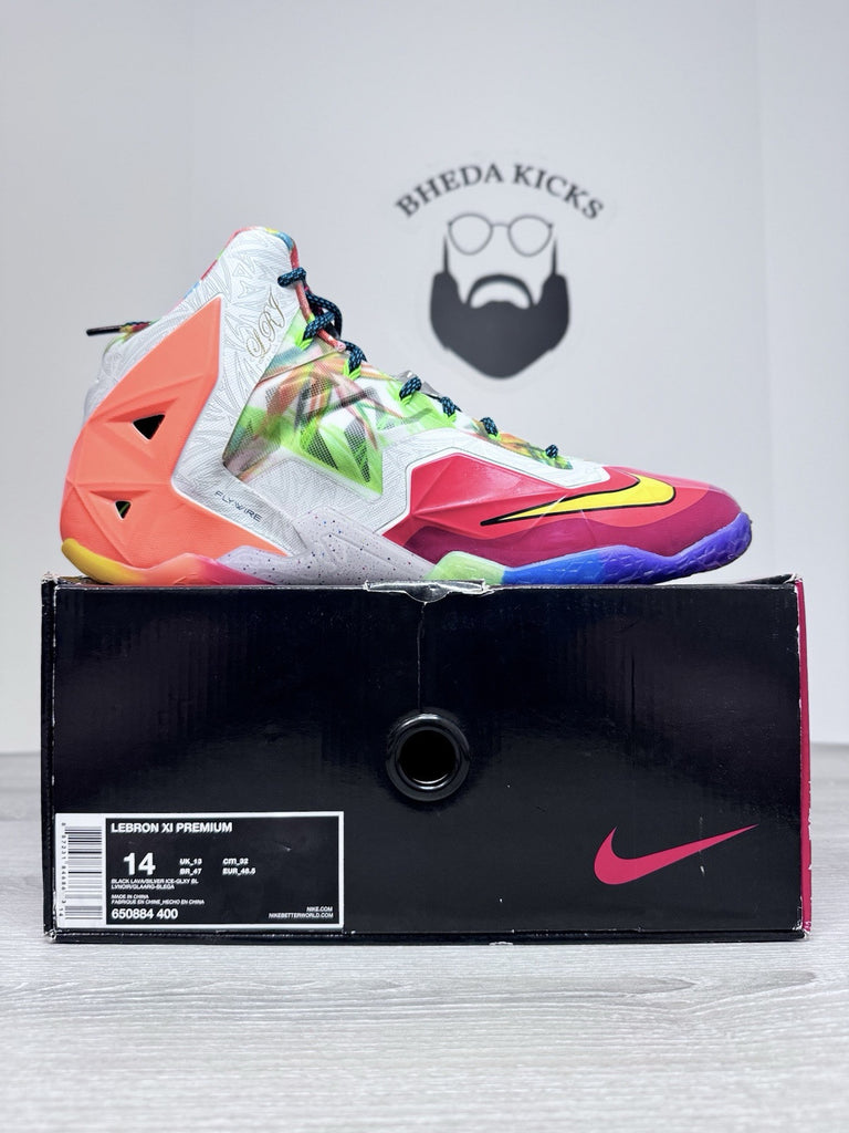 Size 14 - Nike LeBron 11 Premium What The LeBron (650884-400) NEW DS