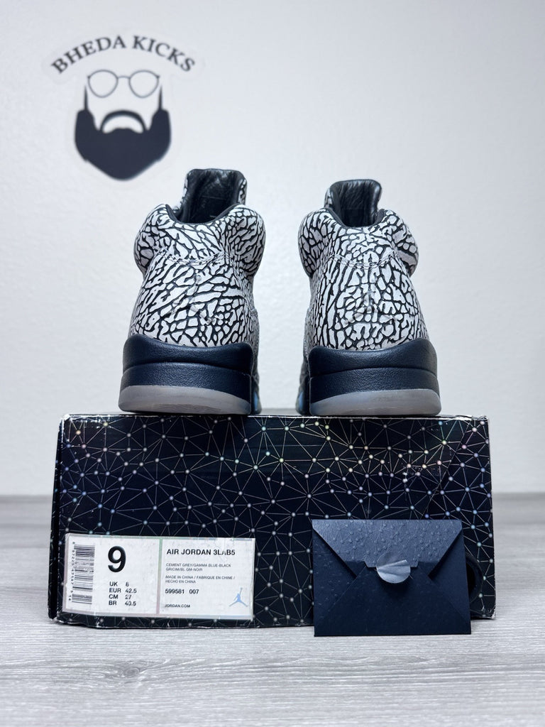 Size 9 - Jordan 5 Retro 3Lab5 2013 599581-007 Preowned Authentic