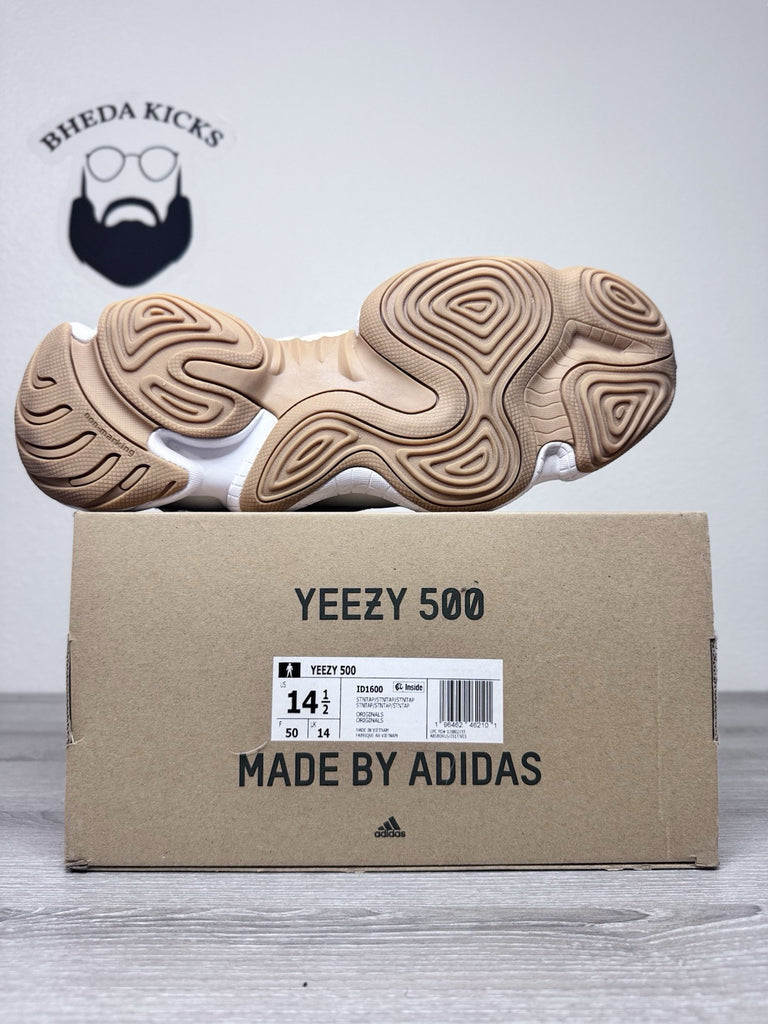 Size 14.5 - Adidas Yeezy 500 Stone Taupe 2024 ID1600 Preowned Authentic