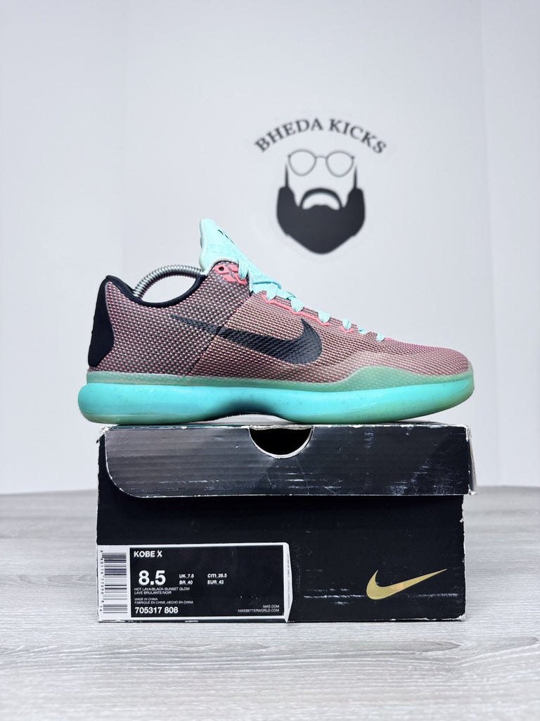 Size 8.5 - Nike Kobe 10 Easter 705317-808 Authentic Preowned CLEAN