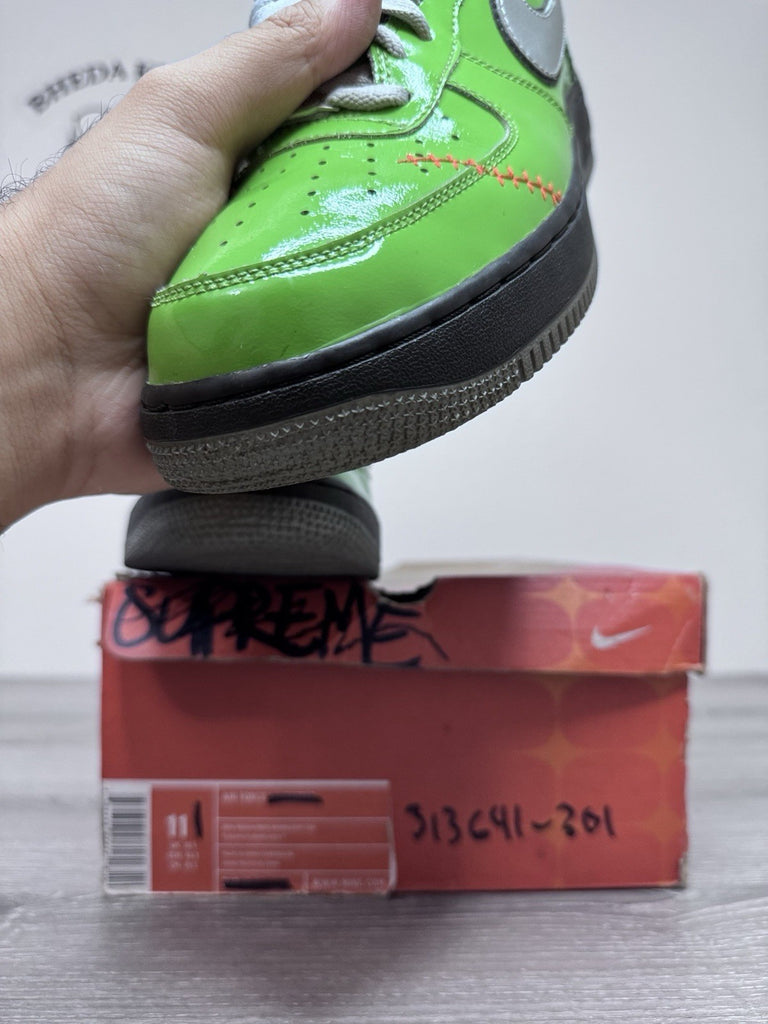 Size 11 - Nike Air Force 1 Low Frankenstein 313641-301 Preowned Authentic