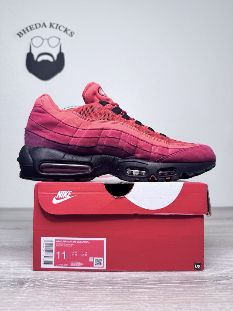 Size 10.5 - Nike Air Max 95 Habanero Red AT2865-600 2019 (Replacement Box)