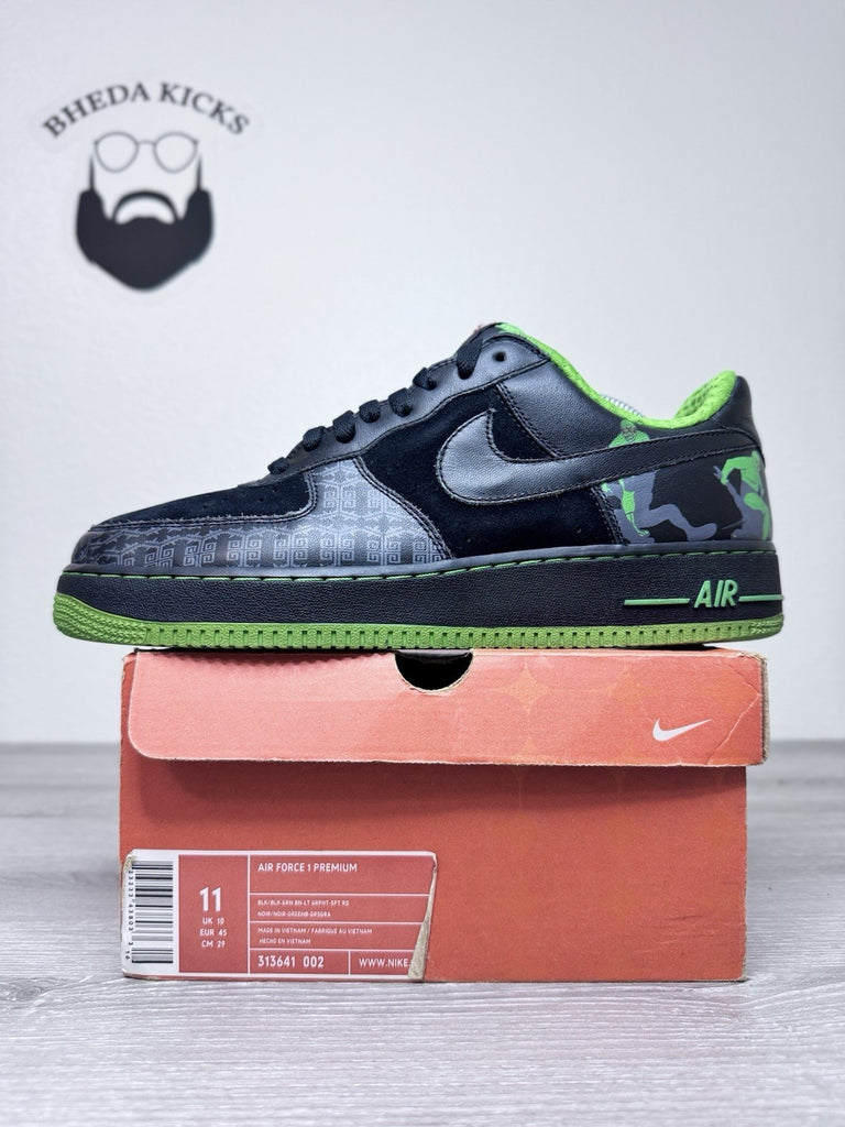 Size 11 - Nike Air Force 1 Premium Lucha Libre 313641-002 Preowned Authentic