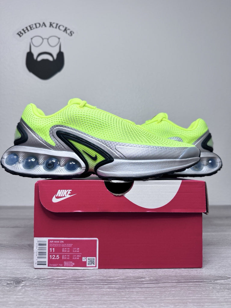 Size 11 - Nike Air Max DN Volt Black Volt Glow Sequoia DV3337-700 Men's NEW DS