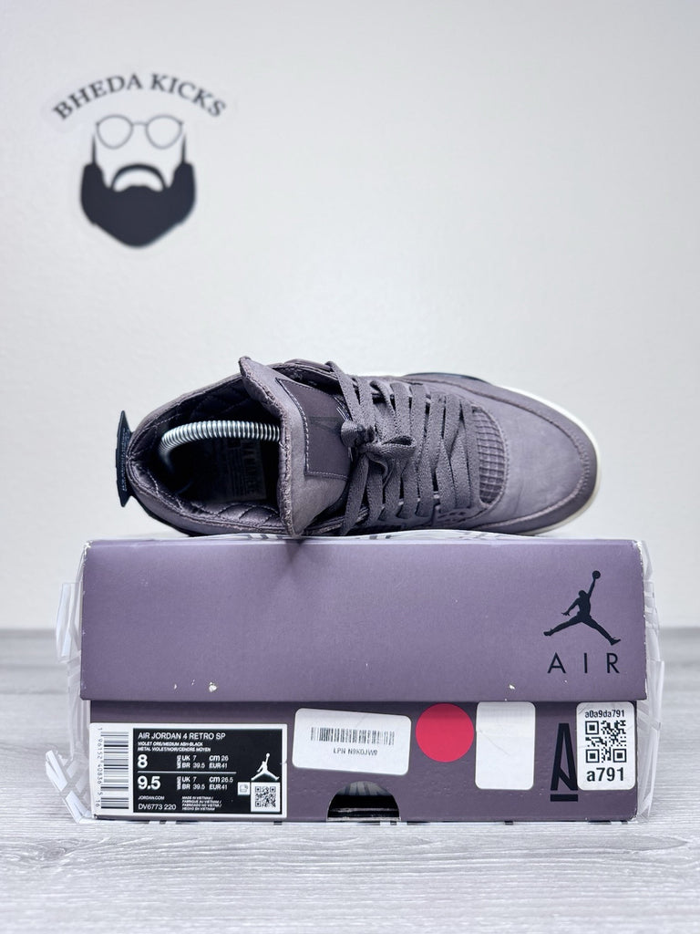 Size 8 - Air Jordan 4 Retro x A Ma Maniere Mid Violet Ore DV6773-220 Preowned