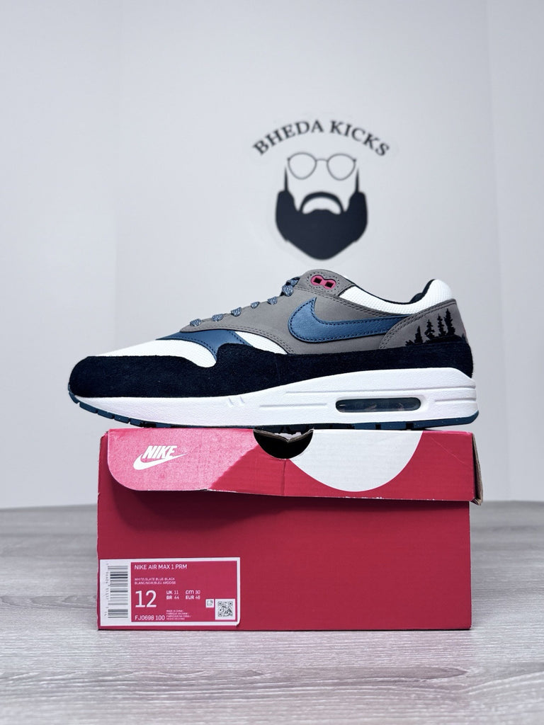 Size 12 - Nike Air Max 1 Premium Escape Running Shoes FJ0698-100 NEW DS