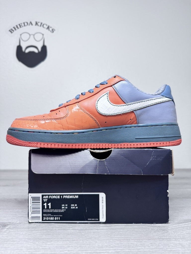 Size 11 - Nike Air Force 1 Premium 07 Gaucho's Gym 315180-811 Preowned