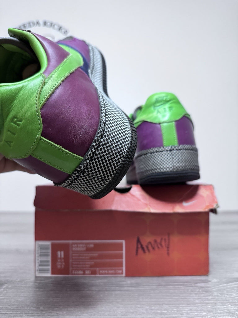 Size 11 - Nike Air Force 1 Low Insideout Purple 312486-031 Preowned