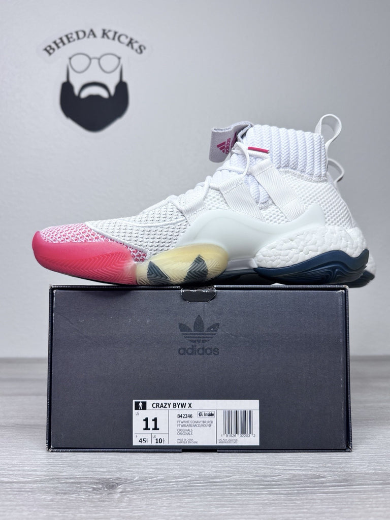 Adidas Crazy BYW X 'Cloud White' B42246 Men's Shoes B42246 NEW DS