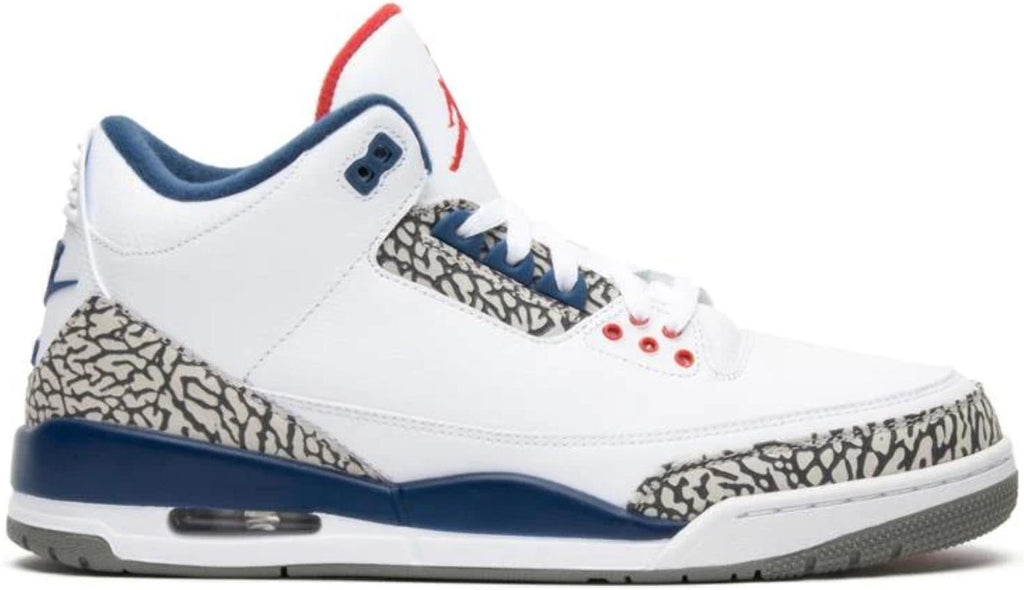 Size 10.5 - Jordan 3 True Blue White Leather Suede (854262-106) Preowned
