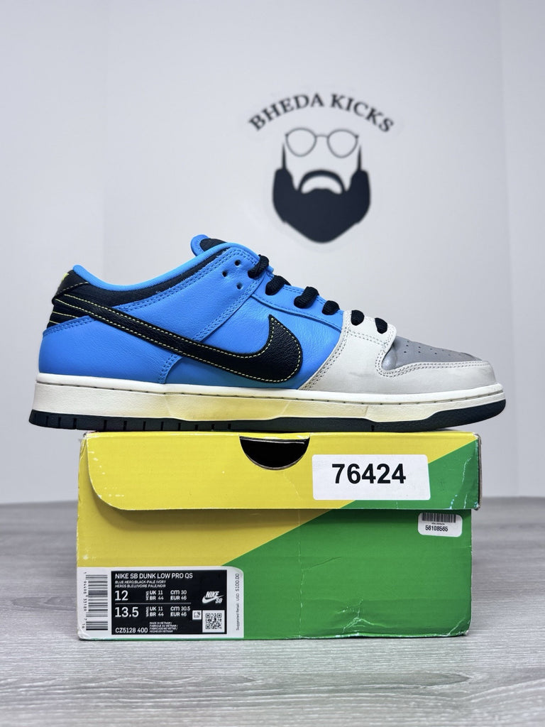 Size 12 - Instant Skateboards Nike SB Dunk Low CZ5128-400 Blue Hero Pale Ivory