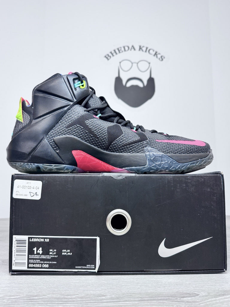 Size 14 - Nike LeBron 12 ‘Data’ (2014) 684593-068 Men’s Basketball Shoes