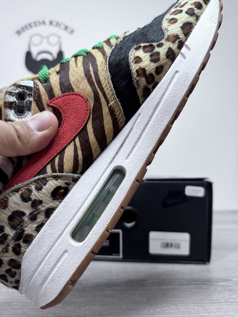 Size 11 - Atmos x Nike Air Max 1 DLX Animal Pack 2018 AQ0928-700 Preowned