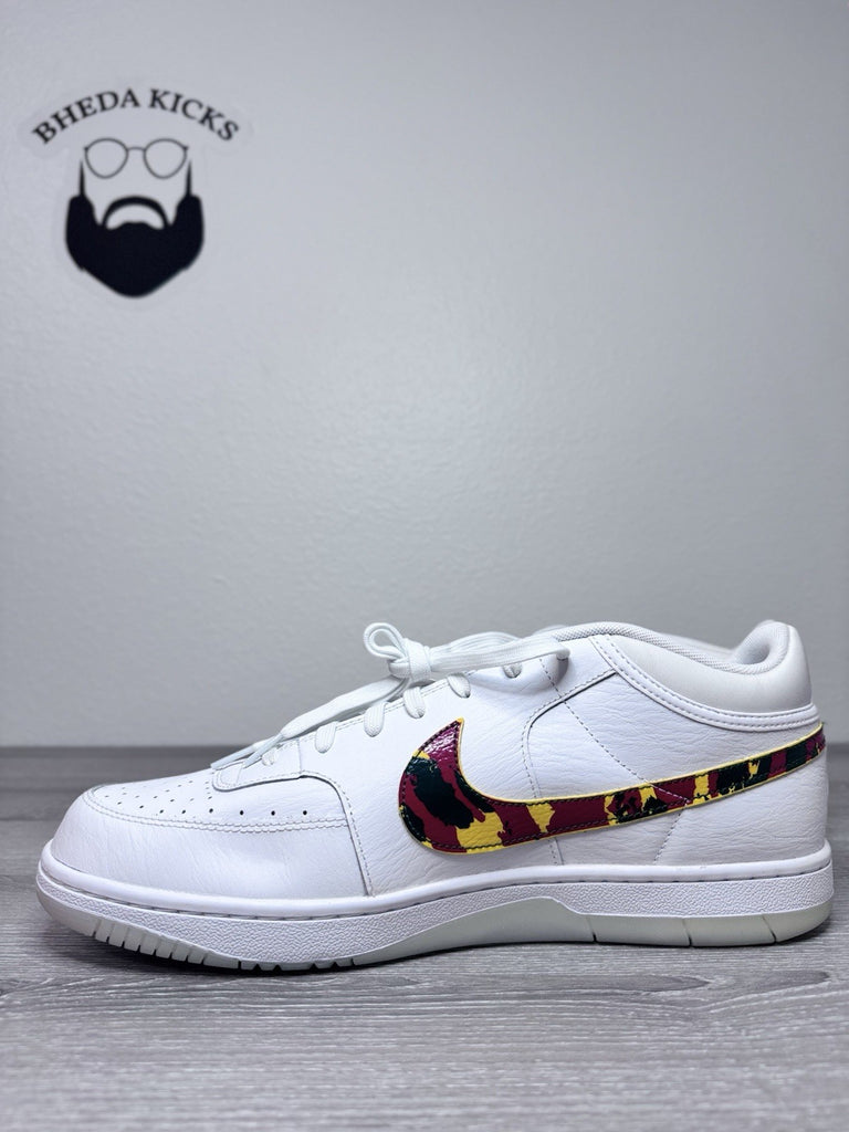 Size 15 - Nike Sky Force 3/4 White Red Camo Swoosh Size Men’s CZ7892-100 NEW DS