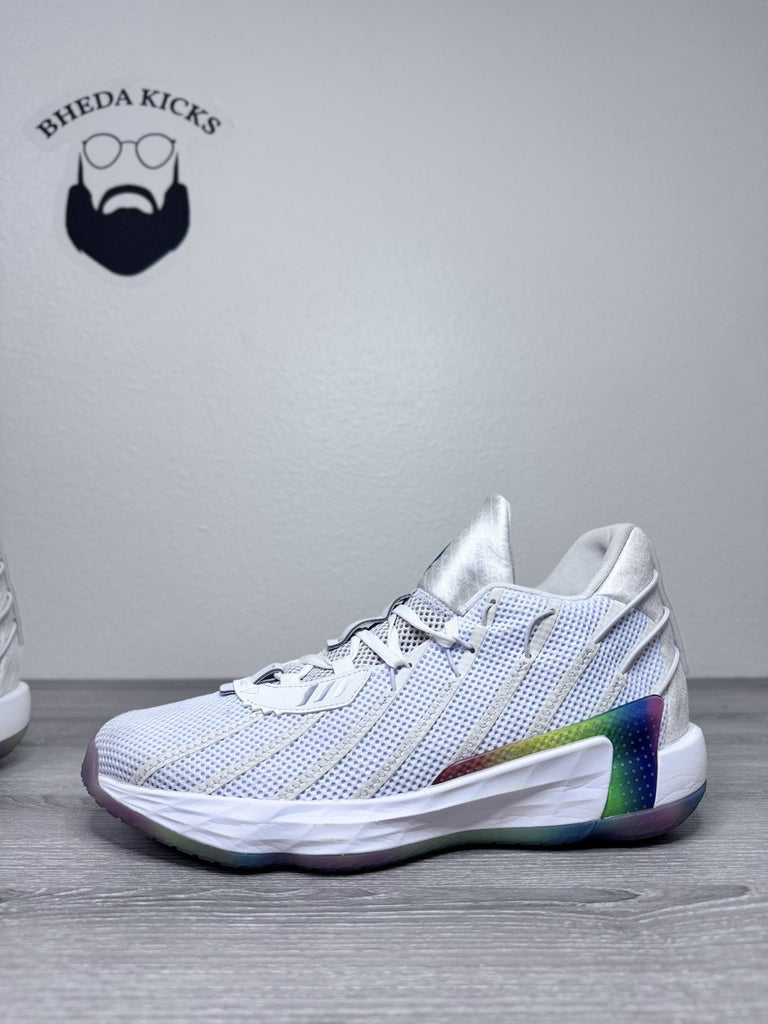 Size 11 - Adidas Dame 7 Never Follow 2021 Damian Lillard S29222 Rainbow