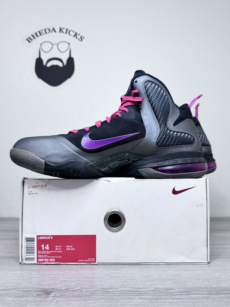 Size 14 - Nike LeBron 9 Miami Night 2011 LeBron James 469764-002 Preowned