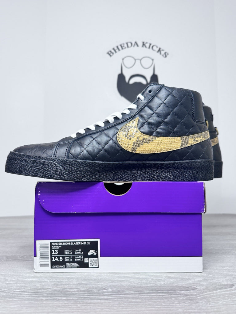 Size 13 - Supreme x Nike SB Blazer Mid QS 'Supreme Black' DV5078-001 Worn Once