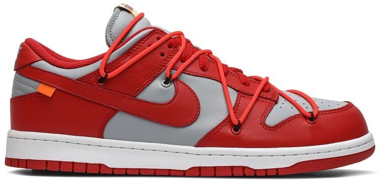 Size 7.5 - Off-White Nike Dunk Low “University Red” CT0856-600 Preowned CLEAN