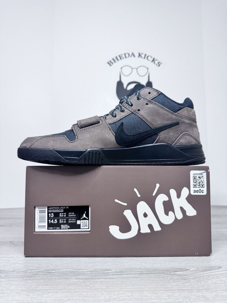 Size 13 - Travis Scott x Jordan Jumpman Jack TR Dark Mocha (FZ8117-204) NEW DS