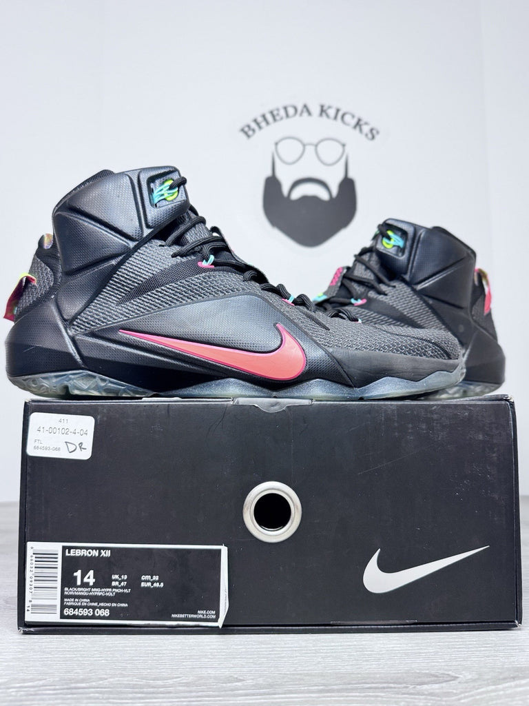 Size 14 - Nike LeBron 12 ‘Data’ (2014) 684593-068 Men’s Basketball Shoes