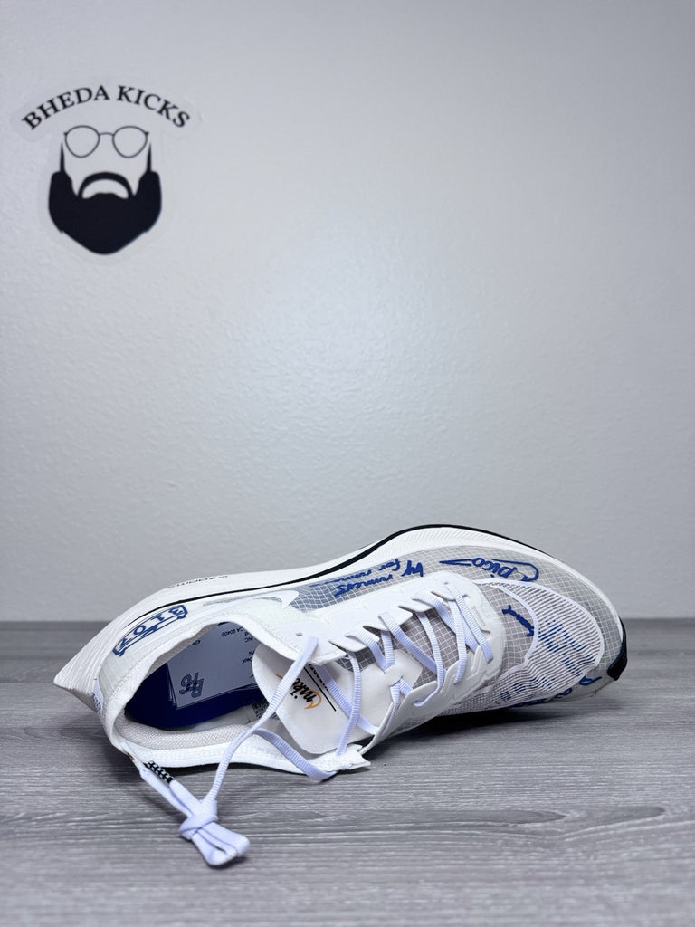 Size 15 - Nike Zoomx Vaporfly Next% Blue Ribbon Sports  White Royal CU4844-100