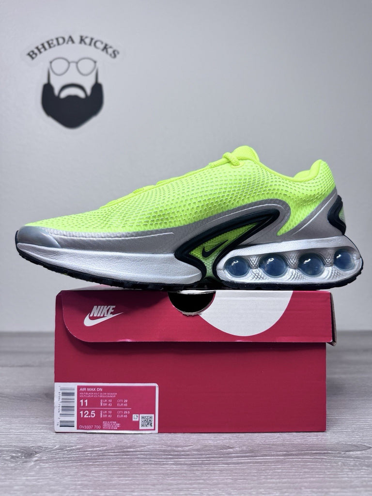 Size 11 - Nike Air Max DN Volt Black Volt Glow Sequoia DV3337-700 Men's NEW DS