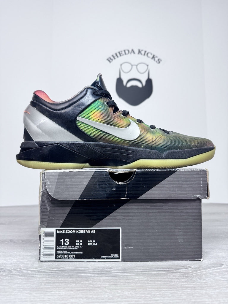 Size 13 - Nike Zoom Kobe 7 All Star Galaxy 2012 520810-001 Multicolor Black