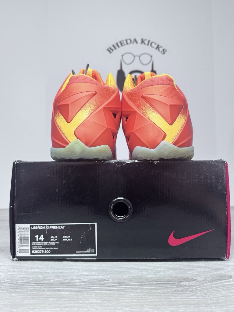 Size 14 - Nike LeBron 11 Preheat Forging Iron (626376-800)  Authentic NEW DS