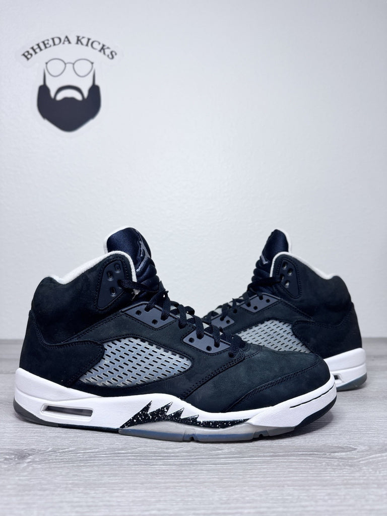 Size 12 - Air Jordan 5 Retro Oreo Mens Black Cool Grey White CT4838-011 Preowned