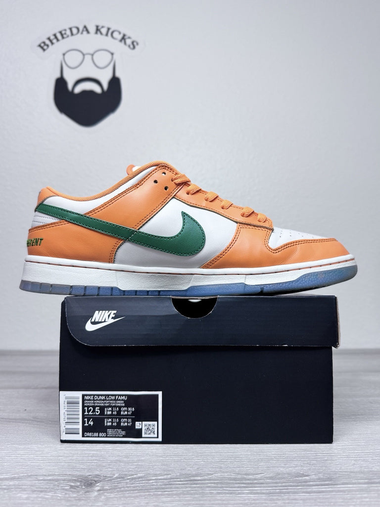 Size 12.5 - Nike Florida A&M University x Dunk Low FAMU Rattlers Yard Runners