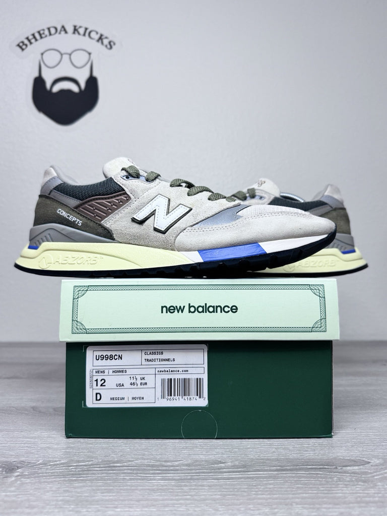 Size 12 - New Balance 998 x Concepts "C-Note" 10th Anniversary (U998CN)