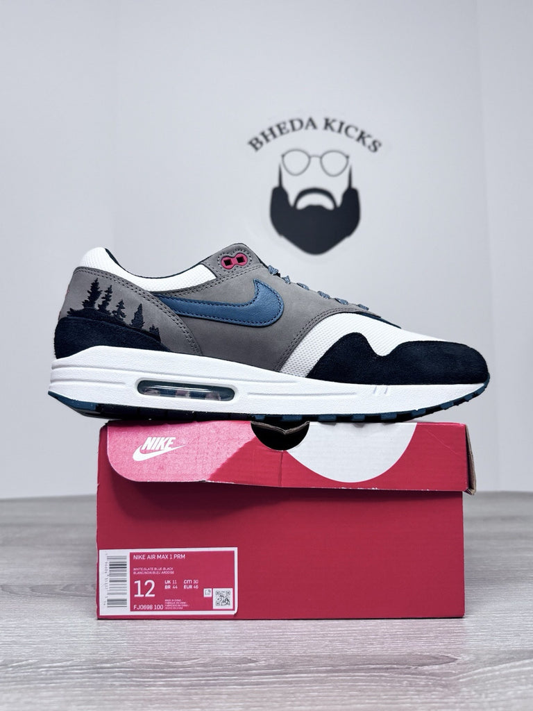 Size 12 - Nike Air Max 1 Premium Escape Running Shoes FJ0698-100 NEW DS