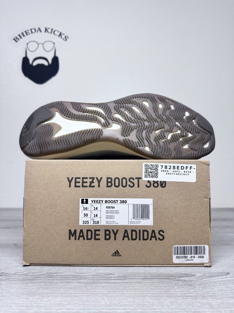 Size 14.5 - adidas Yeezy Boost 380 Mist Non-Reflective Preowned Og Authentic