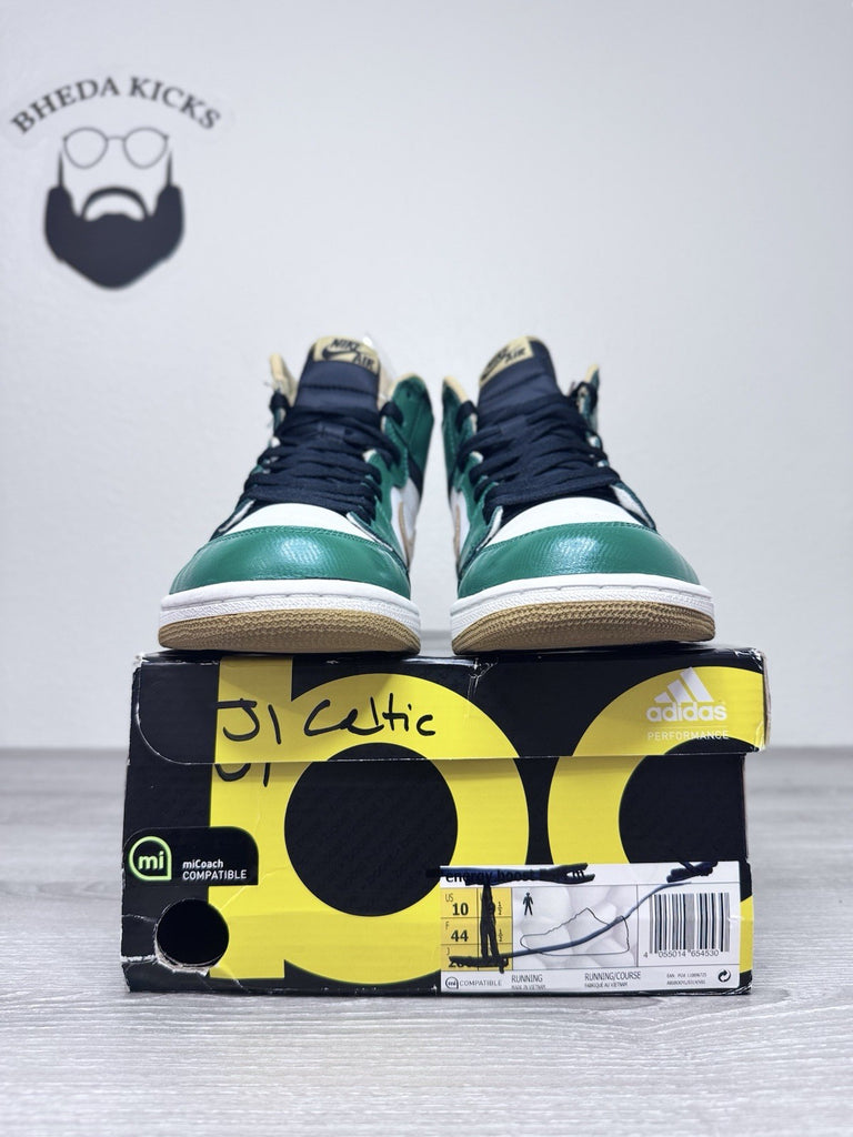 Size 10 - Air Jordan 1 Retro OG High Celtics (555088-315)