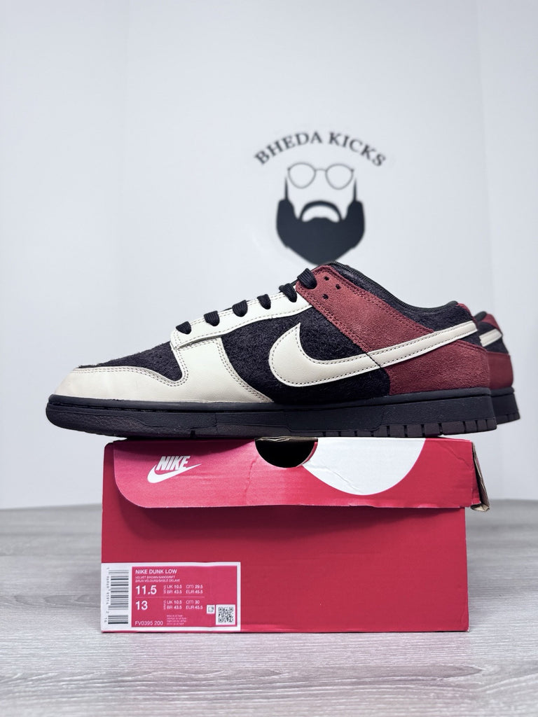 Size 11.5 - Nike Dunk Low Red Panda Velvet Brown FV0395-200 Men’s Worn Once