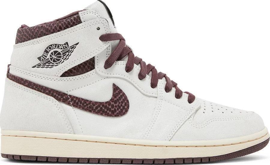 Size 10.5 - Air Jordan 1 OG x A Ma Maniere High Airness Burgundy DO7097-100