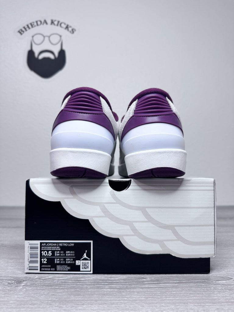 Size 10.5 - Nike Air Jordan 2 Retro Low Cherrywood DV9956–103 Preowned