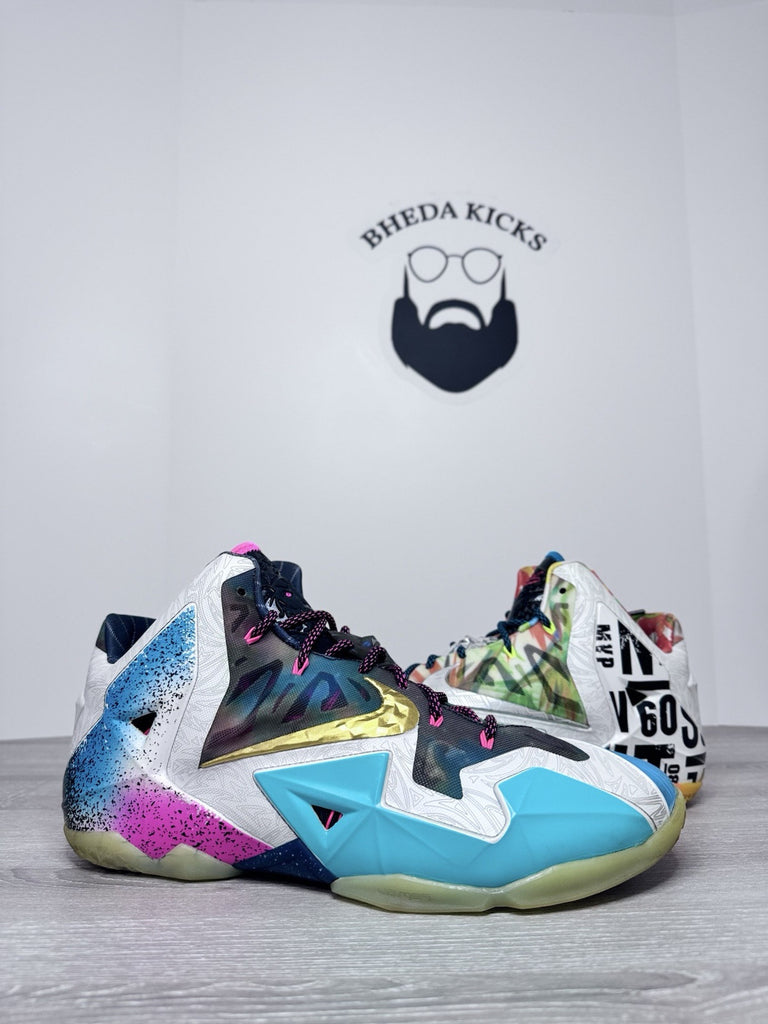 Size 14 - Nike LeBron 11 Premium What The LeBron (650884-400) Preowned