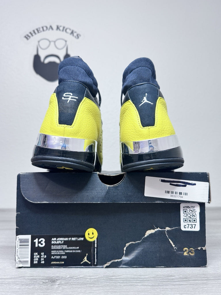 Size 13 - SoleFly x Air Jordan 17 Retro Low Reverse Lightning WORN ONCE