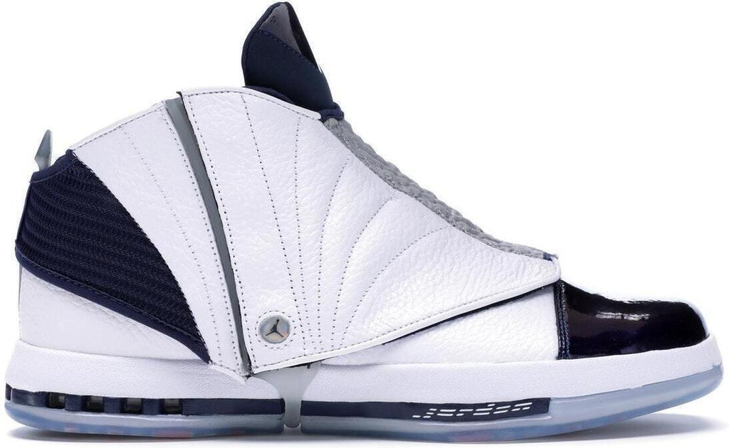 Size 13 - Air Jordan 16 Retro 2016 Midnight Navy 683075-106 Preowned Authentic