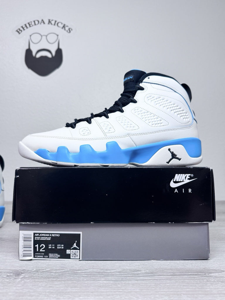 Size 12 - Air Jordan 9 Retro Powder Blue 2024 FQ8992-101 Authentic Worn Once